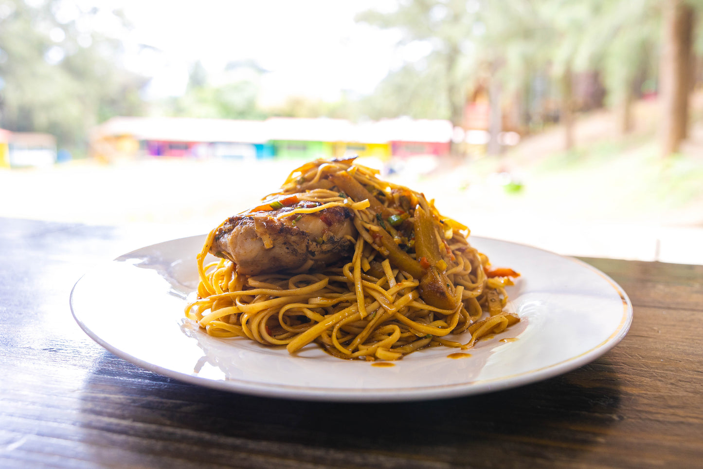 Chow Mein de pollo