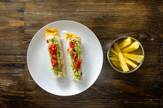 Burritos de huevo revuelto