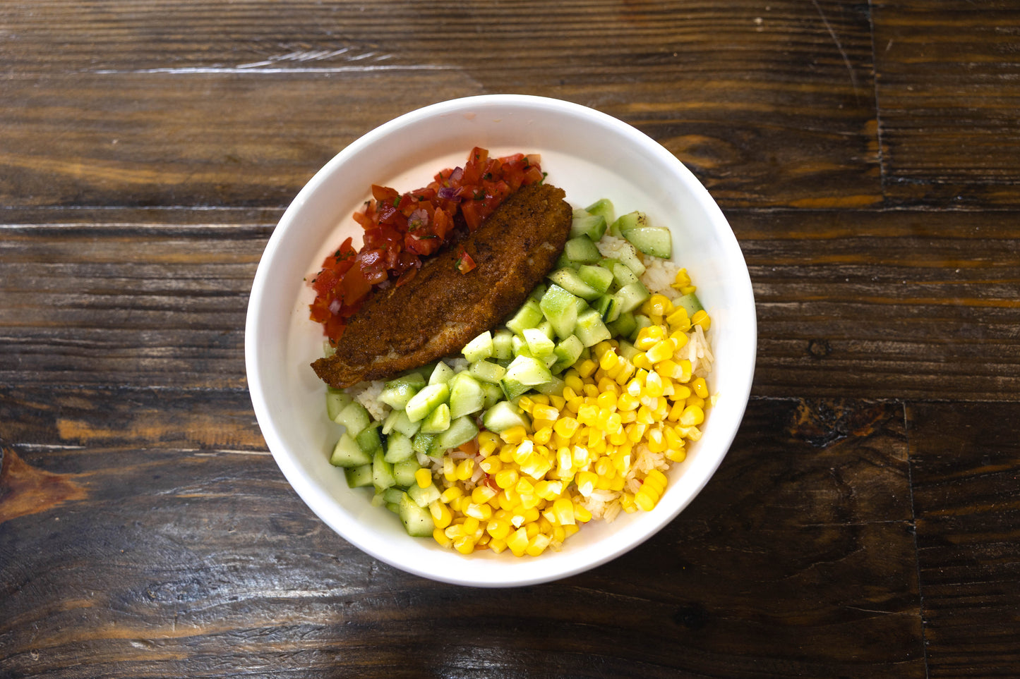Bowl de pescado al romero