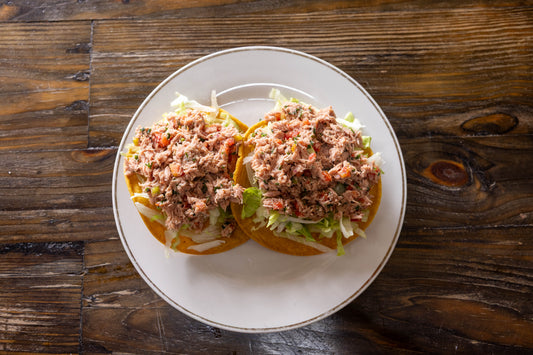 tostadas con ceviche